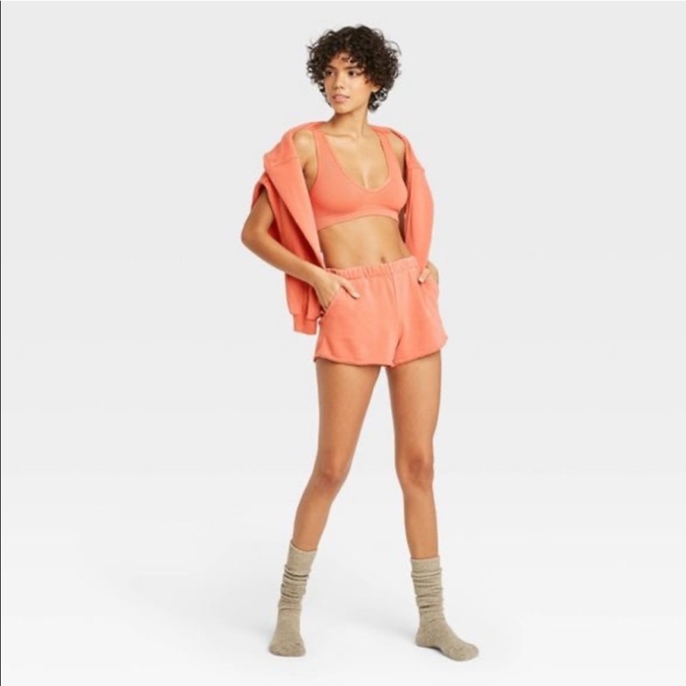 Colsie Coral Pink Lounge Shorts